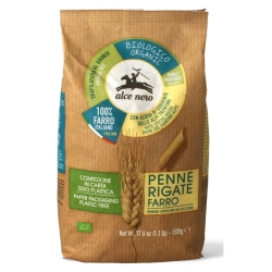 Makaron penne z płaskurki 500 g BIO Alce Nero cena 15,59zł