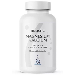 Holistic Magnesium-Kalcium organiczne związki magnezu i wapnia 80/40 mg 90kapsułek cena 72,00zł