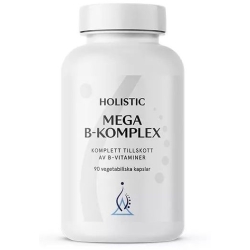 Holistic Mega B-komplex witaminy z grupy B 90kapsułek cena 74,00zł