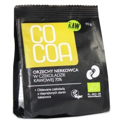 Cocoa orzechy nerkowca w czekoladzie kawowej 70 g BIO cena 12,85zł