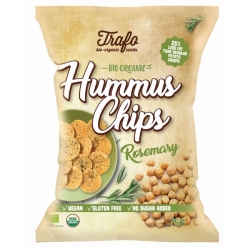 Chipsy z ciecierzycy z rozmarynem bezglutenowe 75g BIO Trafo cena 11,39zł