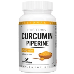 Curcumin (kurkuma) 60kapsułek HerbaSano cena 64,00zł
