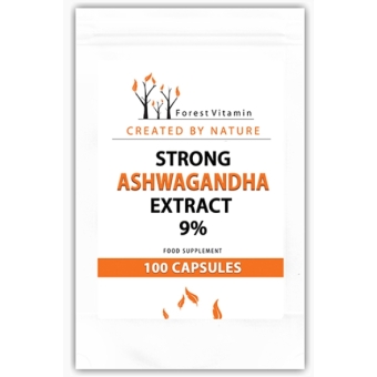 Ashwagandha 9% 100kapsułek Forest Vitamin cena 41,90zł