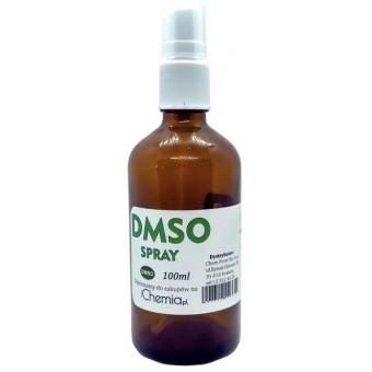 DMSO czyste 99,96% Dimetylosulfotlenek czysty naturalny spray 100ml Chem Point cena 39,90zł