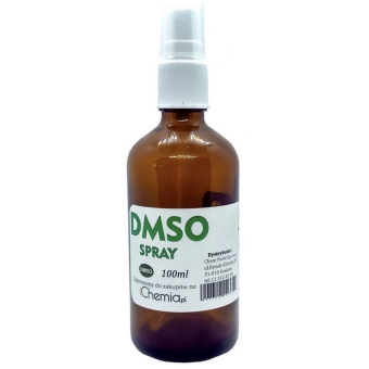 DMSO czyste 99,96% Dimetylosulfotlenek czysty naturalny spray 100ml Chem Point PROMOCJA cena 23,90zł