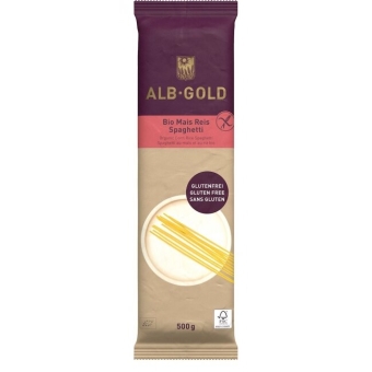 Makaron kukurydziano-ryżowy spaghetti 500 g BIO Alb-Gold cena 12,06zł
