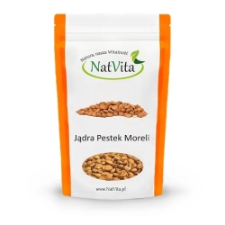 Jądra pestek moreli gorzkie B17 1400 g NatVita cena 96,60zł