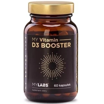 MYLabs MY Vitamin D3 Booster 60kapsułek data: 31.12.2023 cena 39,90zł