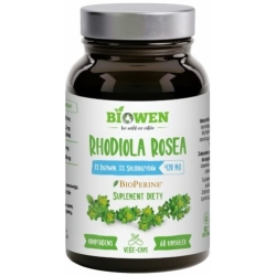 Biowen Rhodiola rosea (Różeniec Górski) 420mg 60kapsułek cena 54,99zł