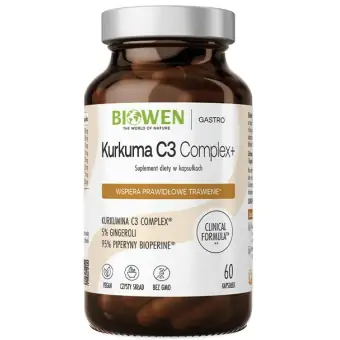 Biowen Kurkuma C3 Complex+  60kapsułek cena 69,99zł