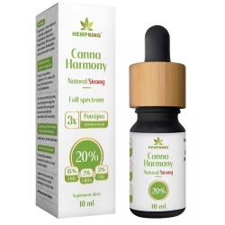 HempKing Olej konopny 15% CBD + 2% CBDA + 3% CBG 20% 10ml cena 361,65zł