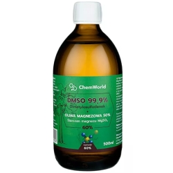 DMSO 99,9% Dimetylosulfotlenek siarczan magnezu 50% 500ml ChemWorld cena 74,90zł