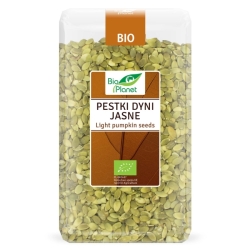 Pestki dyni jasne BIO 1 kg Bio Planet cena 37,25zł