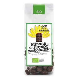 Banany w surowej czekoladzie BIO 100 g Bio Planet cena 18,00zł