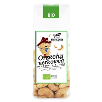 Orzechy nerkowca prażone i solone BIO 100 g Bio Planet cena 10,15zł