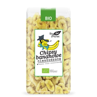 Chipsy bananowe niesłodzone BIO 350 g Bio Planet cena 13,30zł