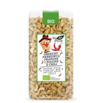 Orzechy nerkowca prażone i solone z chili BIO 350 g Bio Planet cena 32,99zł