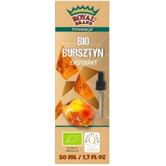 Ekstrakt z bursztyna w kroplach BIO 50 ml Royal Brand cena 51,70zł