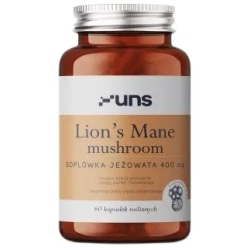 UNS Lion's Mane mushroom 60kapsułek cena 39,90zł