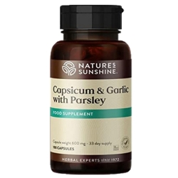 Papryka & Czosnek & Pietruszka 100kapsułek Nature's Sunshine cena 79,00zł