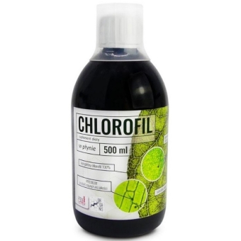 Organis Chlorofil szklana butelka pękata 500ml cena 69,70zł