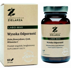 LABO-MAX Wysoka Odporność 60kapsułek  Laboratorium Zielarza cena 57,90zł
