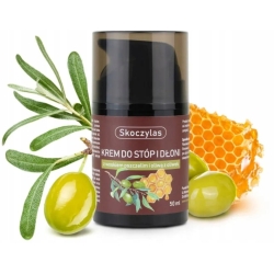 Krem do stóp i dłoni z woskiem pszczelim i oliwą z oliwek 50ml Skoczylas Marek Purelab cena 33,00zł