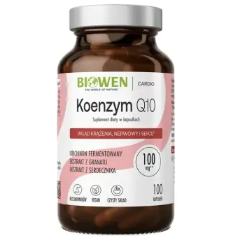 Biowen Koenzym Q10 100mg 100kapsułek  cena 71,95zł