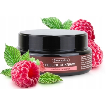 Peeling cukrowy do ciała malinowy 200ml Skoczylas Marek Purelab cena 31,95zł