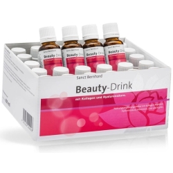 Sanct Bernhard Beauty Drink - kolagen, kwas hialuronowy, witaminy 30x20ml cena 166,80zł