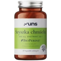 UNS Szyszka chmielu + Bioperine 60kapsułek cena 36,50zł