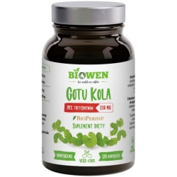 Biowen Gotu Kola 330mg 120kapsułek cena 54,99zł