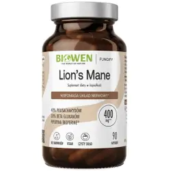 Biowen Lion's Mane (Soplówka jeżowata) 400mg 90kapsułek cena 75,99zł