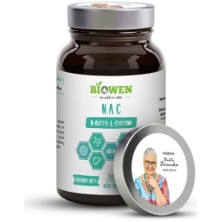 Biowen NAC (N-acetylo-L-cysteina) 600mg 100kapsułek cena 64,99zł