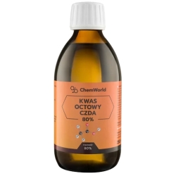 Kwas Octowy 80% (esencja octowa) CZDA 250ml Chemworld cena 59,00zł