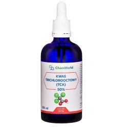 Kwas Trójchlorooctowy 50% TCA 100ml ChemWorld cena 44,90zł