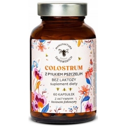 Colostrum z pyłkiem pszczelim 60kapsułek Pasieki Rodziny Sadowskich cena 89,50zł