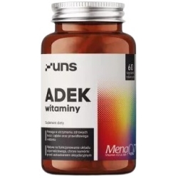 UNS Witaminy ADEK 60kapsułek cena 46,95zł