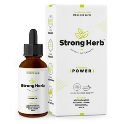 Ashwagandha krople 30ml Strong Herb cena 79,00zł