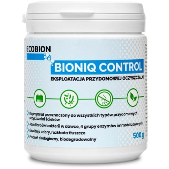 BioniQ Control preparat do oczyszczalni ścieków proszek 500g Ecobion cena 57,75zł