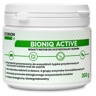 BioniQ Active starter do oczyszczalni i szamba proszek 300g Ecobion cena 51,55zł