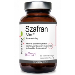 Kenay Szafran Affron 60kapsułek cena 49,90zł