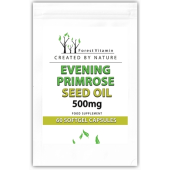 Evening Primose Seed Oil Olej z nasion wiesiołka 500mg 60kapsułek Forest Vitamin cena 24,00zł