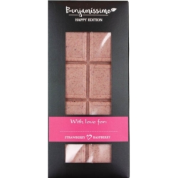 Czekolada wegańska HE truskawkowo-malinowa BIO 60 g Biobenjamin cena 16,05zł