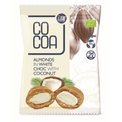 Migadły w białej polewie kokosowej BIO 70 g Cocoa cena 13,15zł