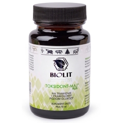 Biolit Toksidont Maj Plus - ekstrakt korzenia łopianu większego 75ml cena 106,90zł