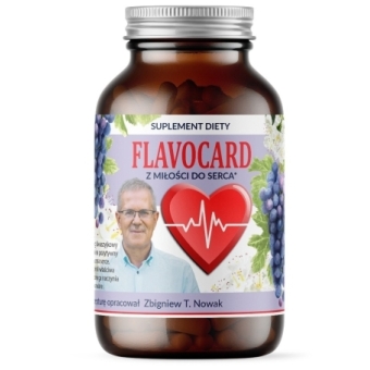 Flavocard z miłości do serca głóg i winorośl 60kapsułek cena 89,00zł