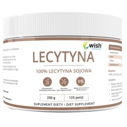 Lecytyna sojowa proszek 250g Wish Pharmaceutical cena 48,90zł
