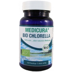 Medicura Chlorella 150pastylek 60g BIO cena 26,60zł