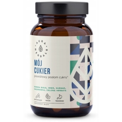 Aura Herbals Mój Cukier (Prawidłowy Poziom Cukru) 60kapsułek cena 30,40zł